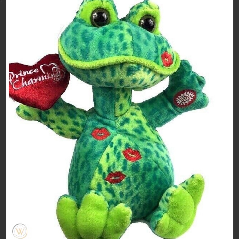 Dan Dee Frog Prince Charming Electronic Singing Dancing Plush Toy